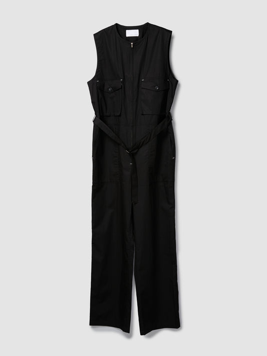 UTILITY JUMPSUIT/ BLACK