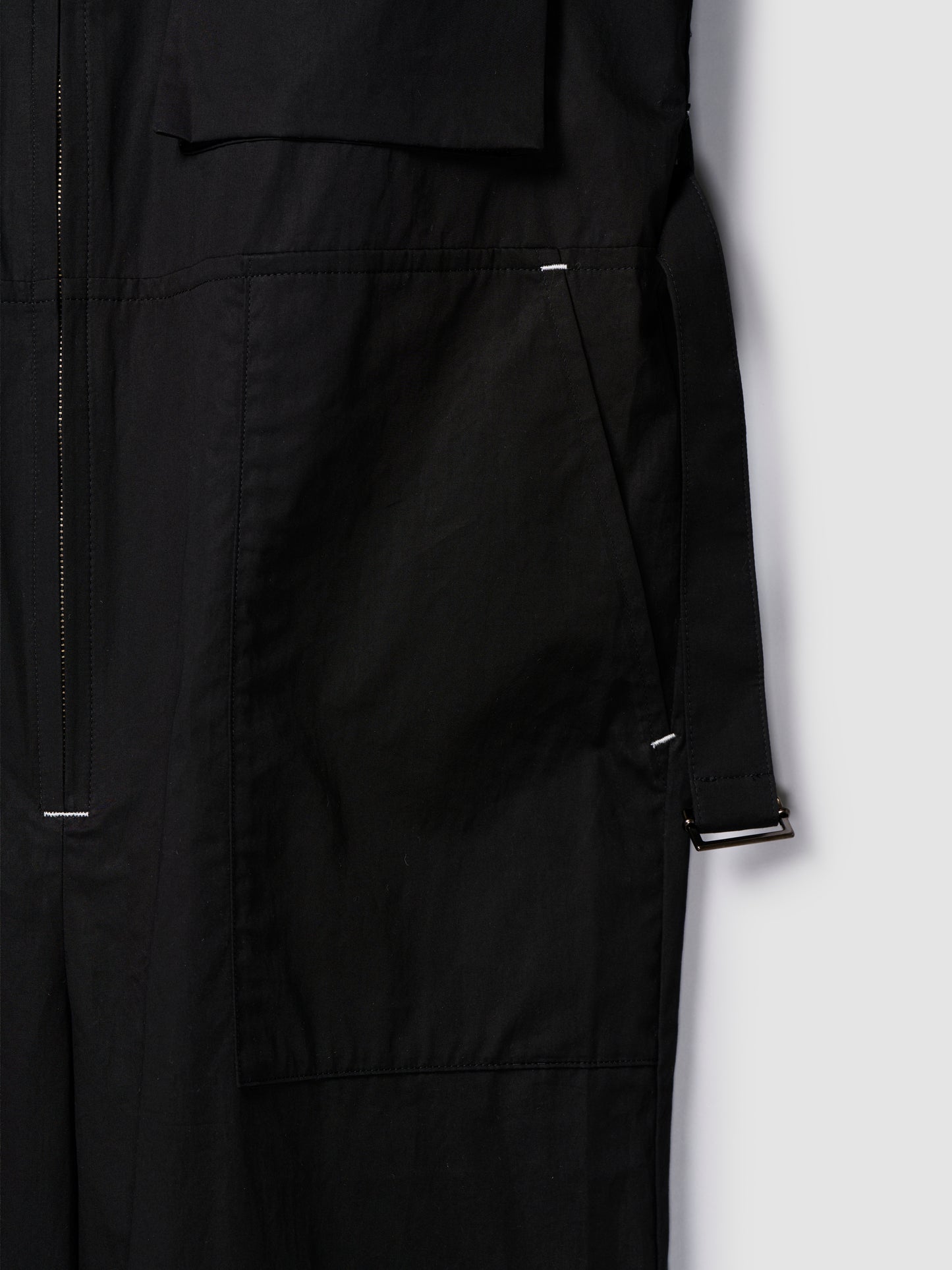 UTILITY JUMPSUIT/ BLACK