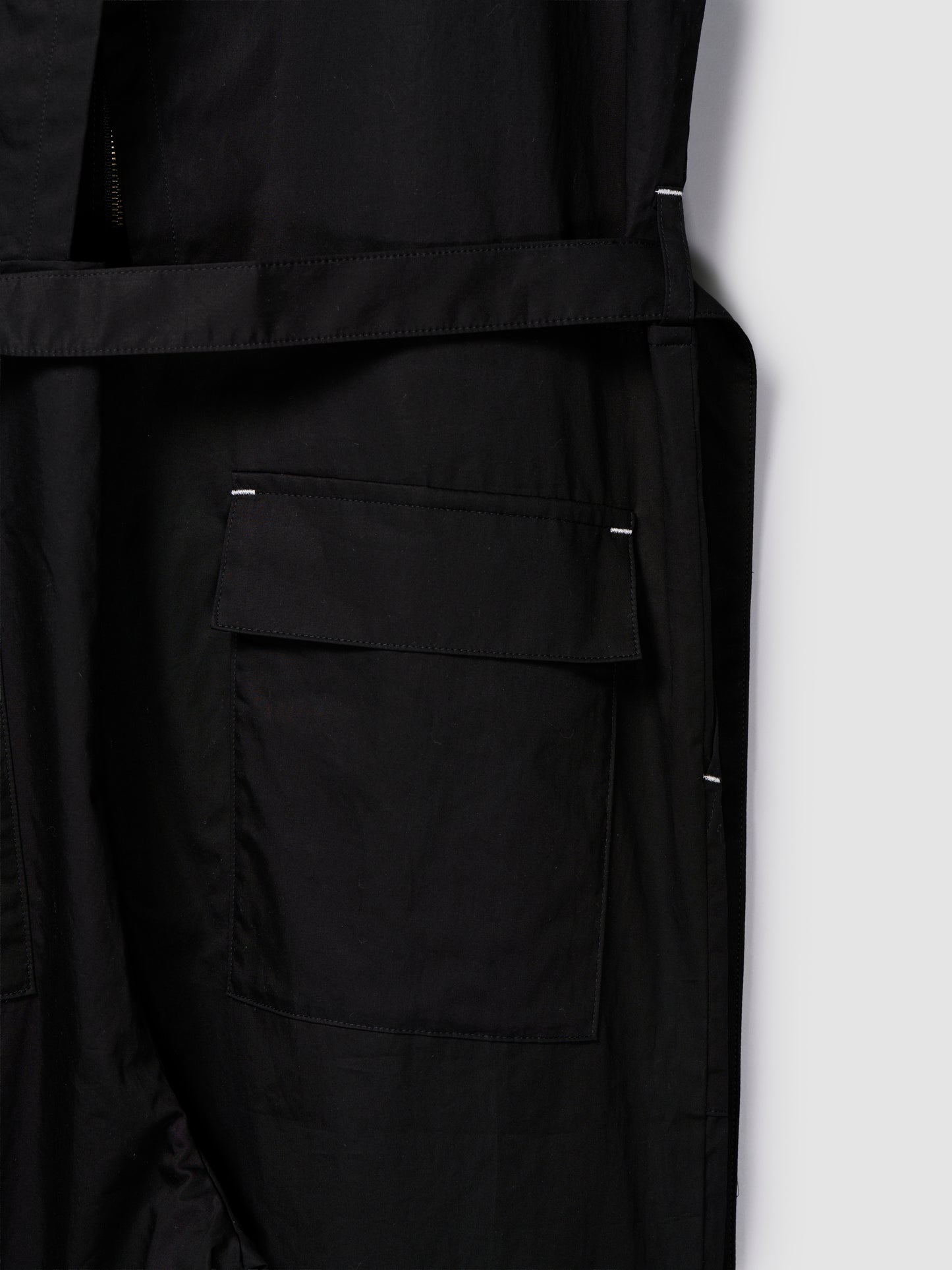UTILITY JUMPSUIT/ BLACK