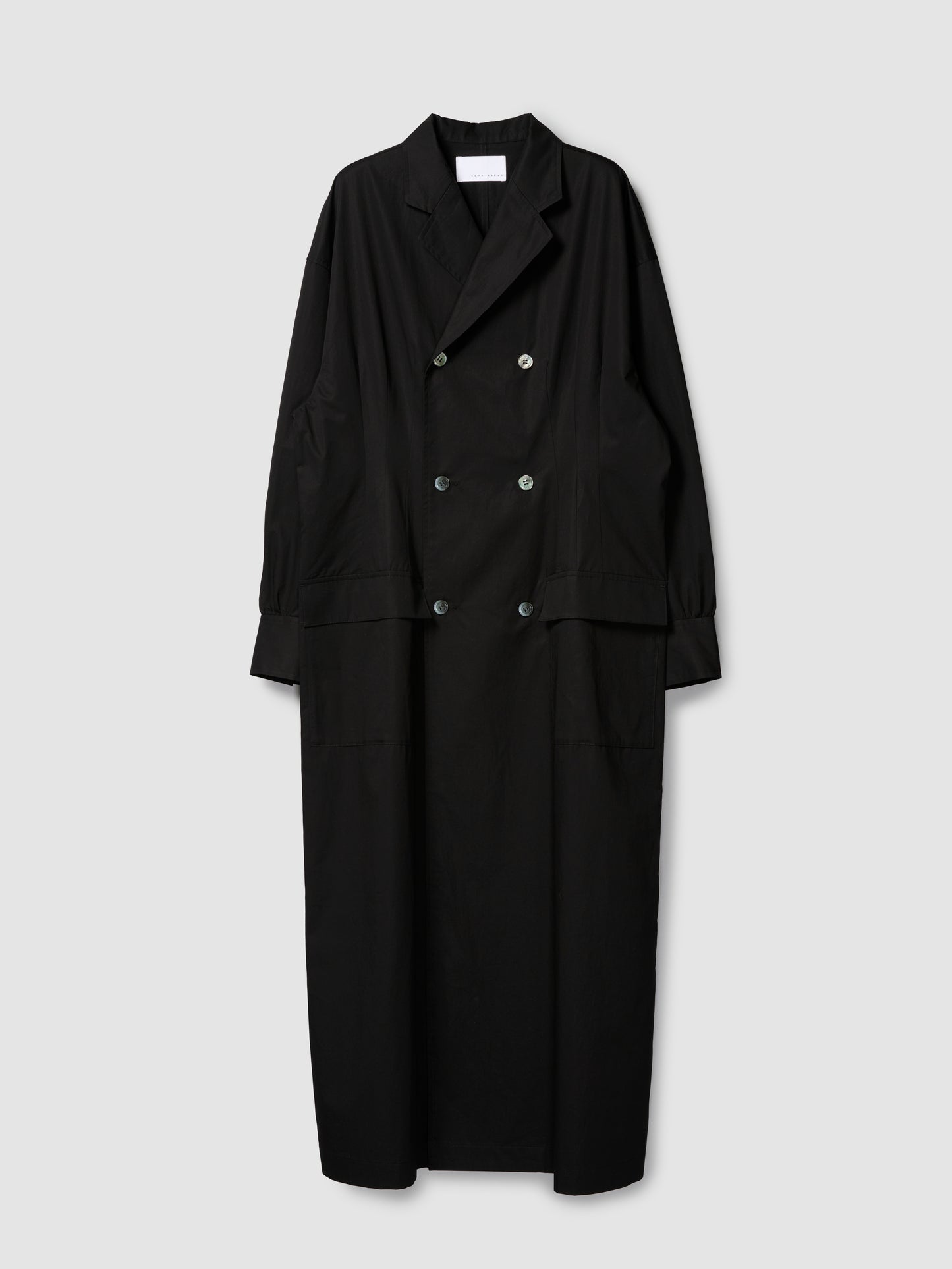 DB SHIRT DRESS/ BLACK