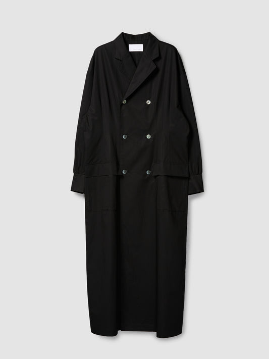 DB SHIRT DRESS/ BLACK