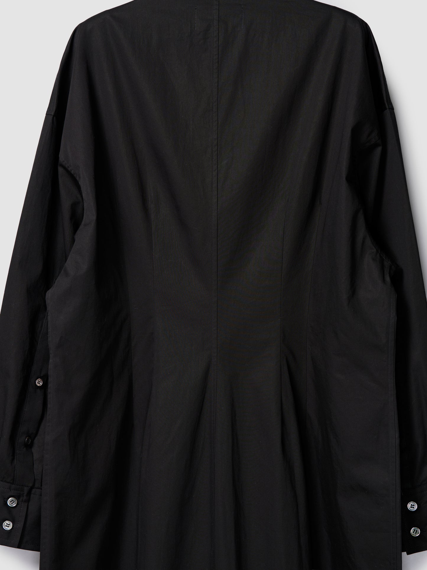 DB SHIRT DRESS/ BLACK