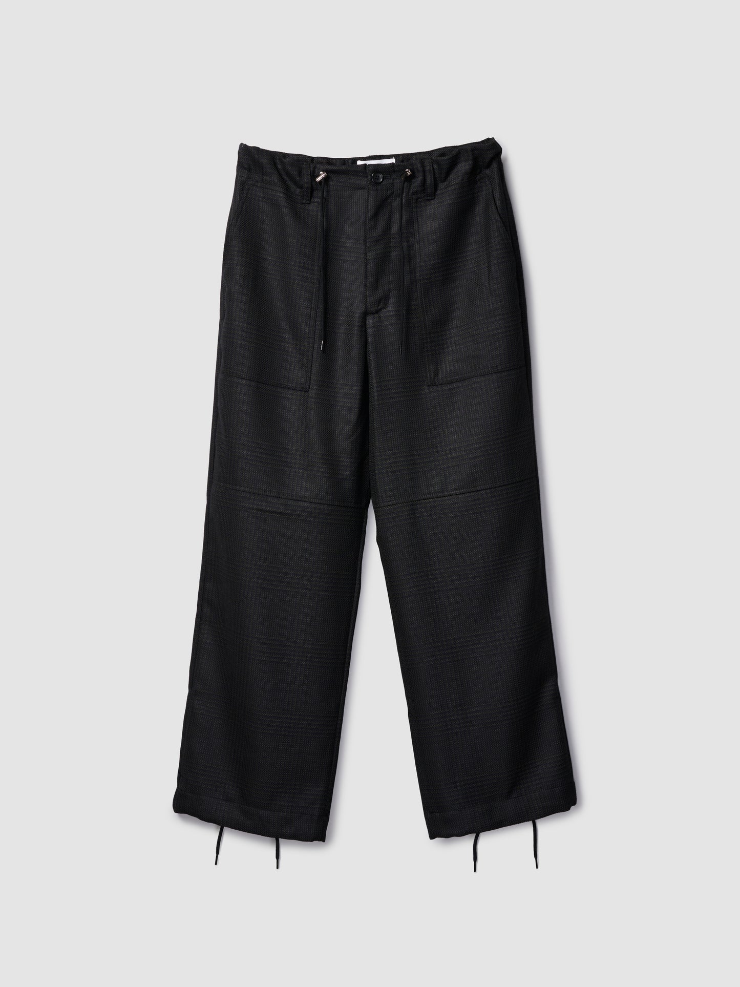 UTILITY PANTS/ NAVY GREEN CHECK