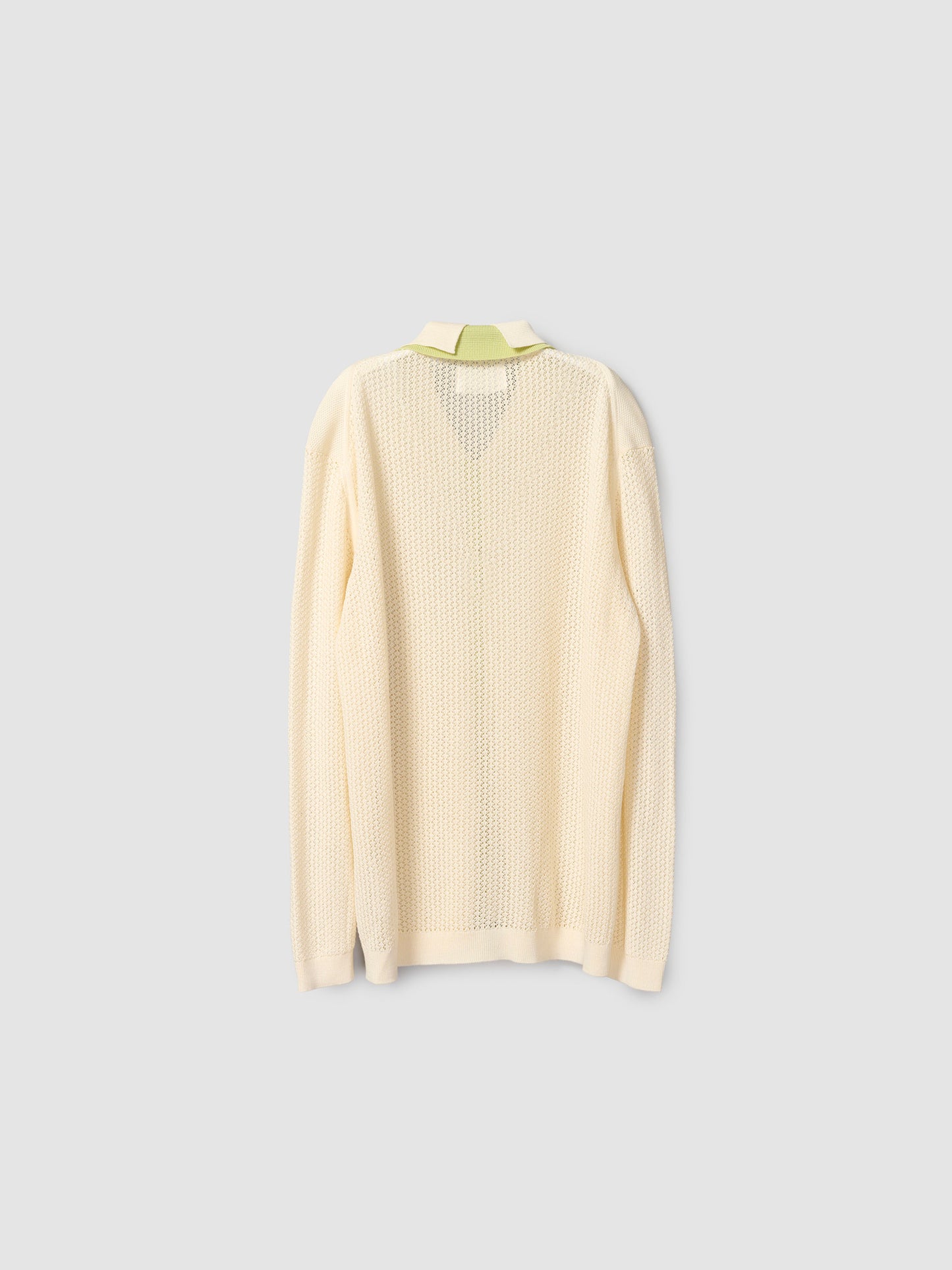 DOUBLE COLLAR SHIRT/ CREAM
