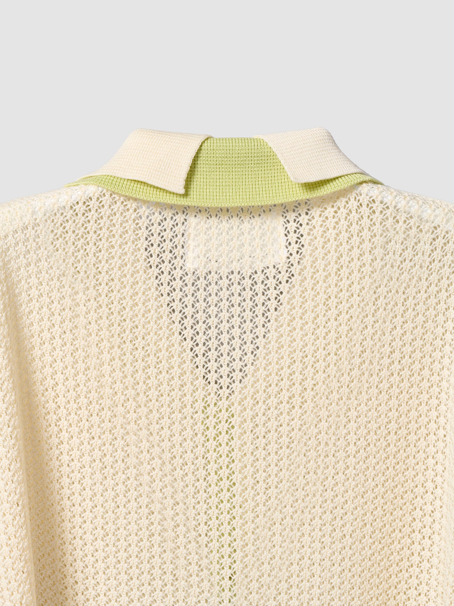 DOUBLE COLLAR SHIRT/ CREAM