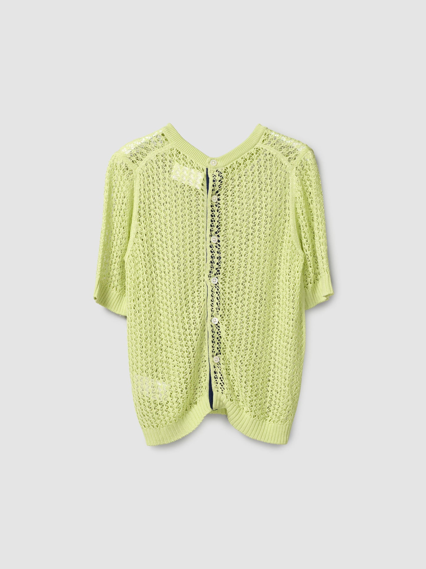 OPEN BACK PULLOVER/ LIME