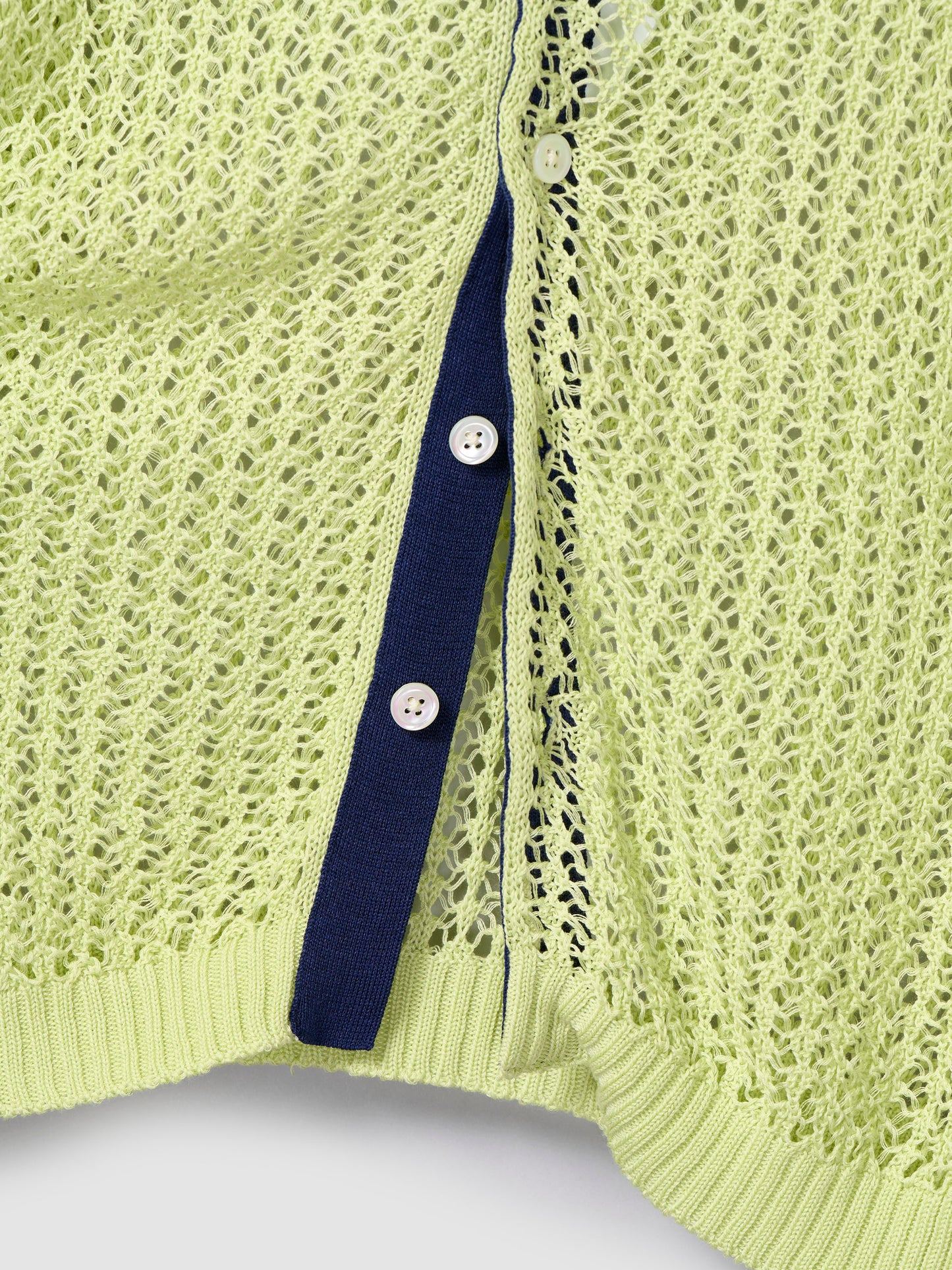 OPEN BACK PULLOVER/ LIME