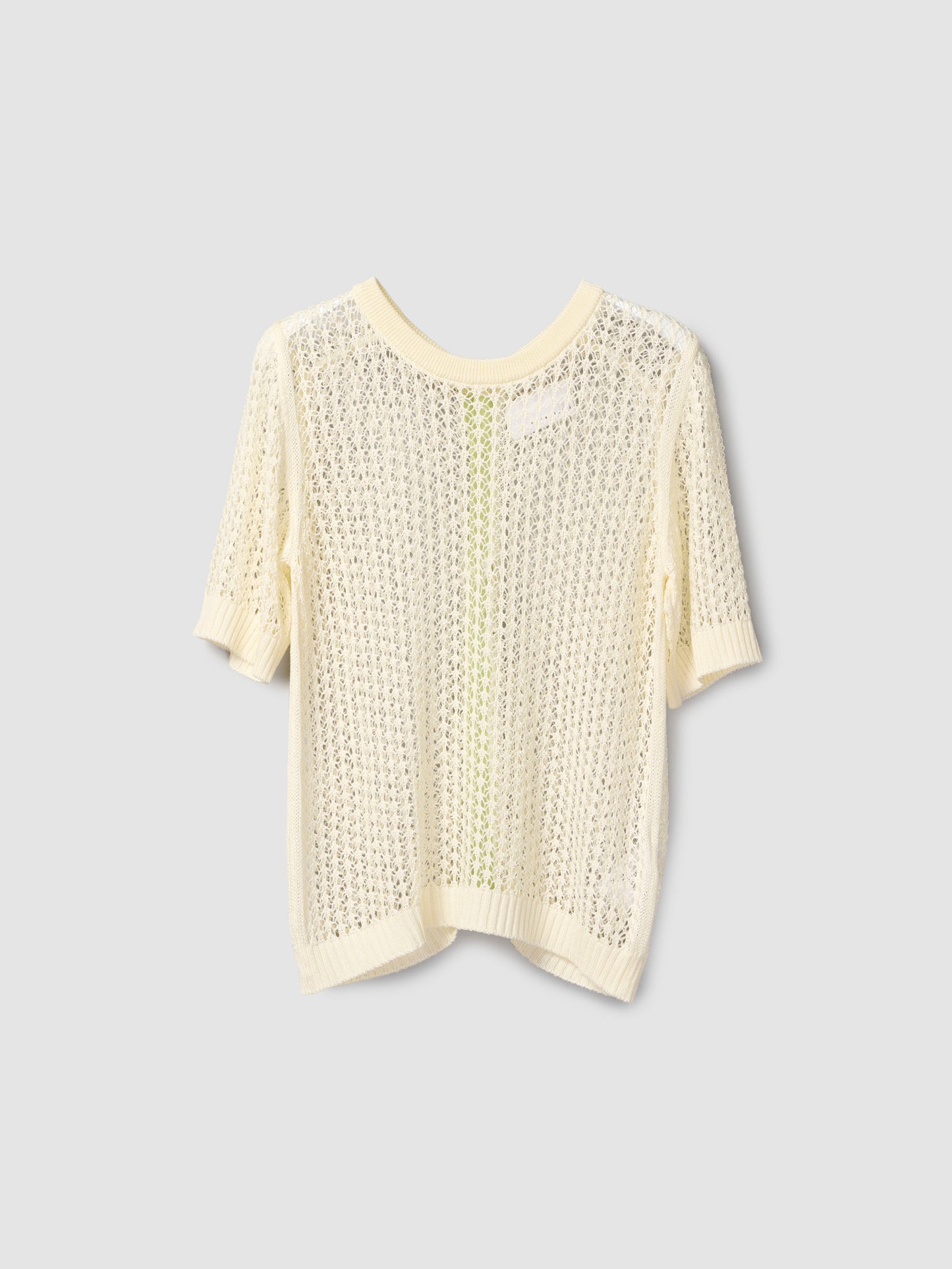 OPEN BACK PULLOVER/ CREAM