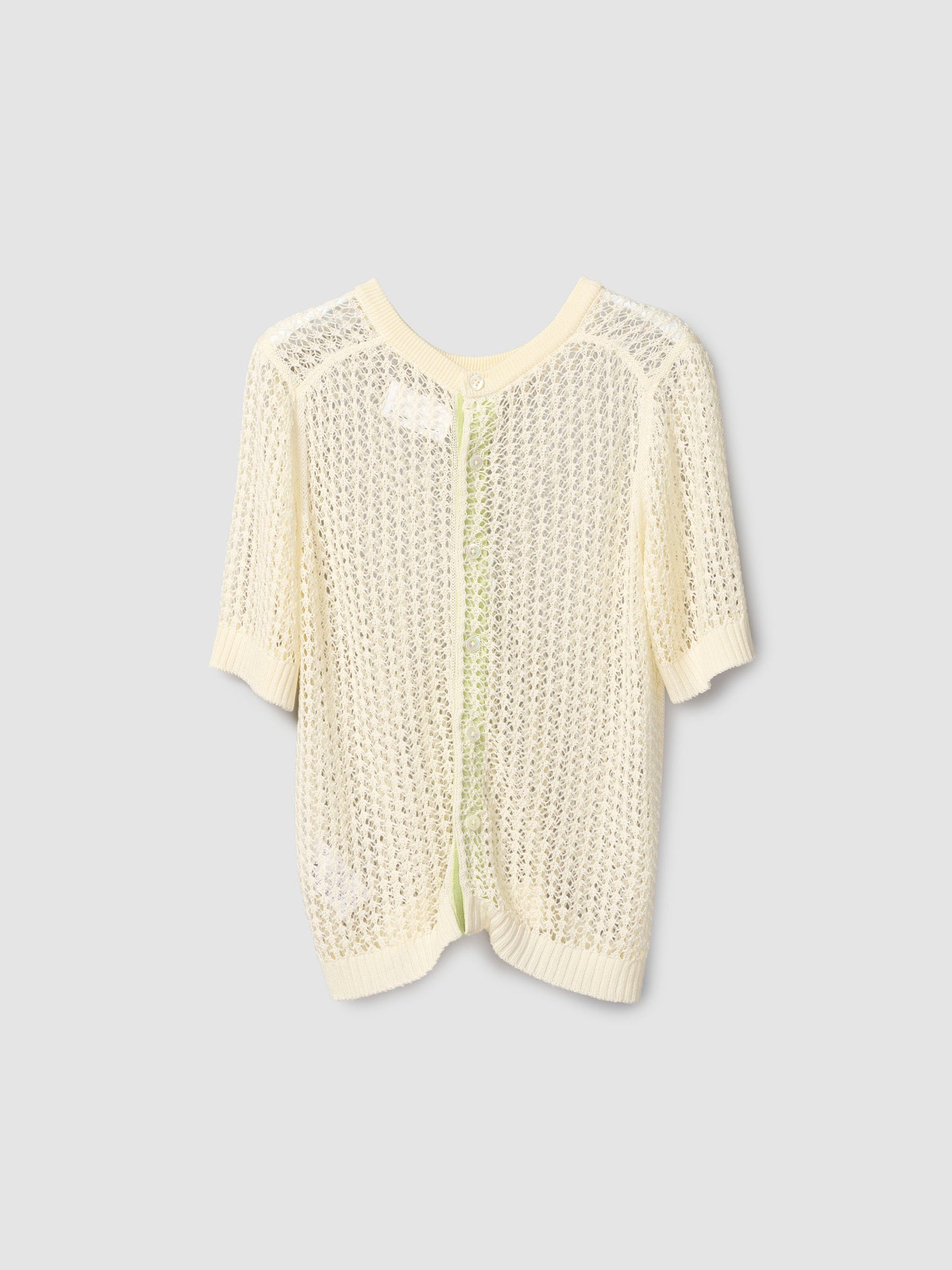 OPEN BACK PULLOVER/ CREAM