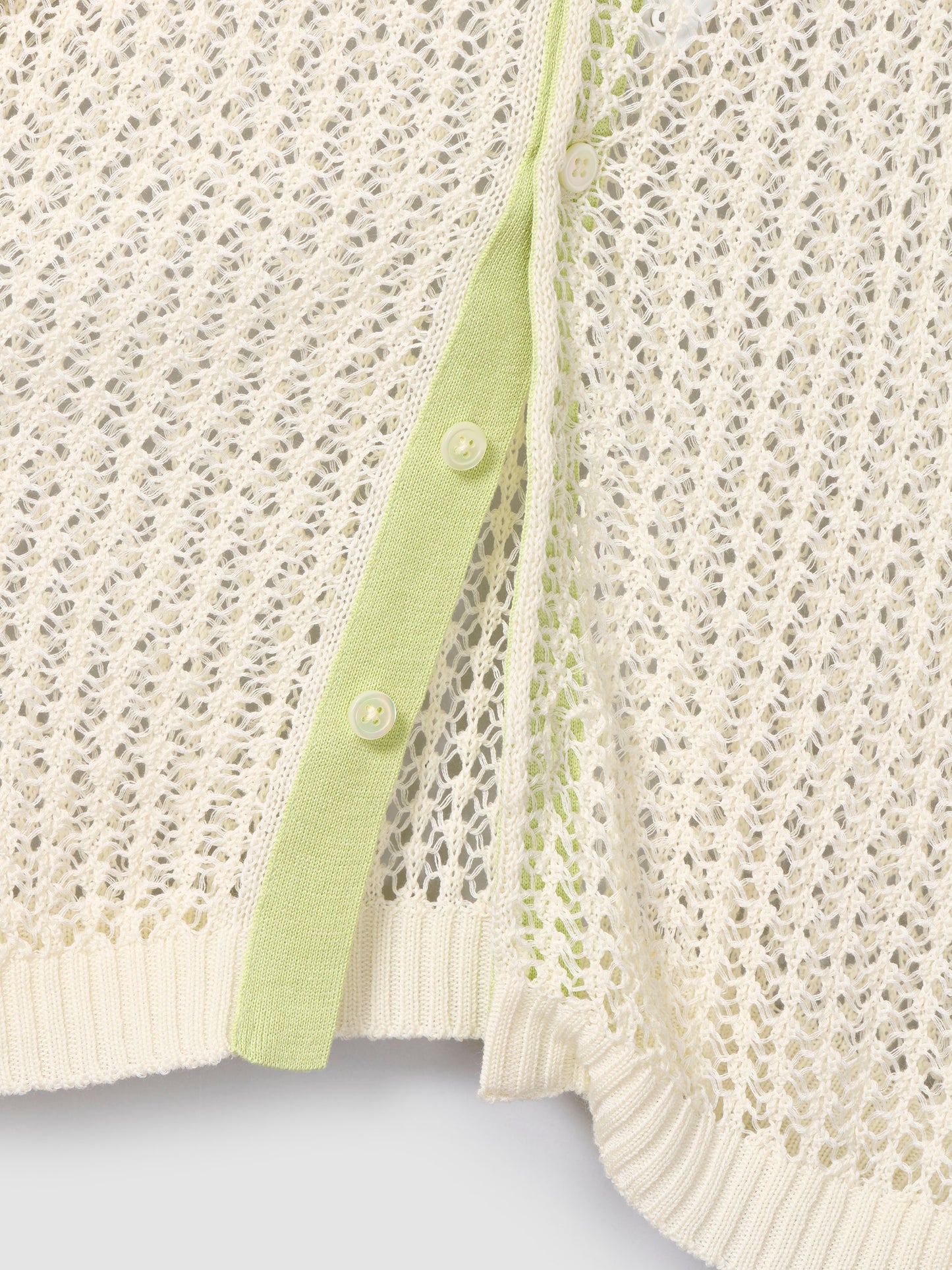 OPEN BACK PULLOVER/ CREAM