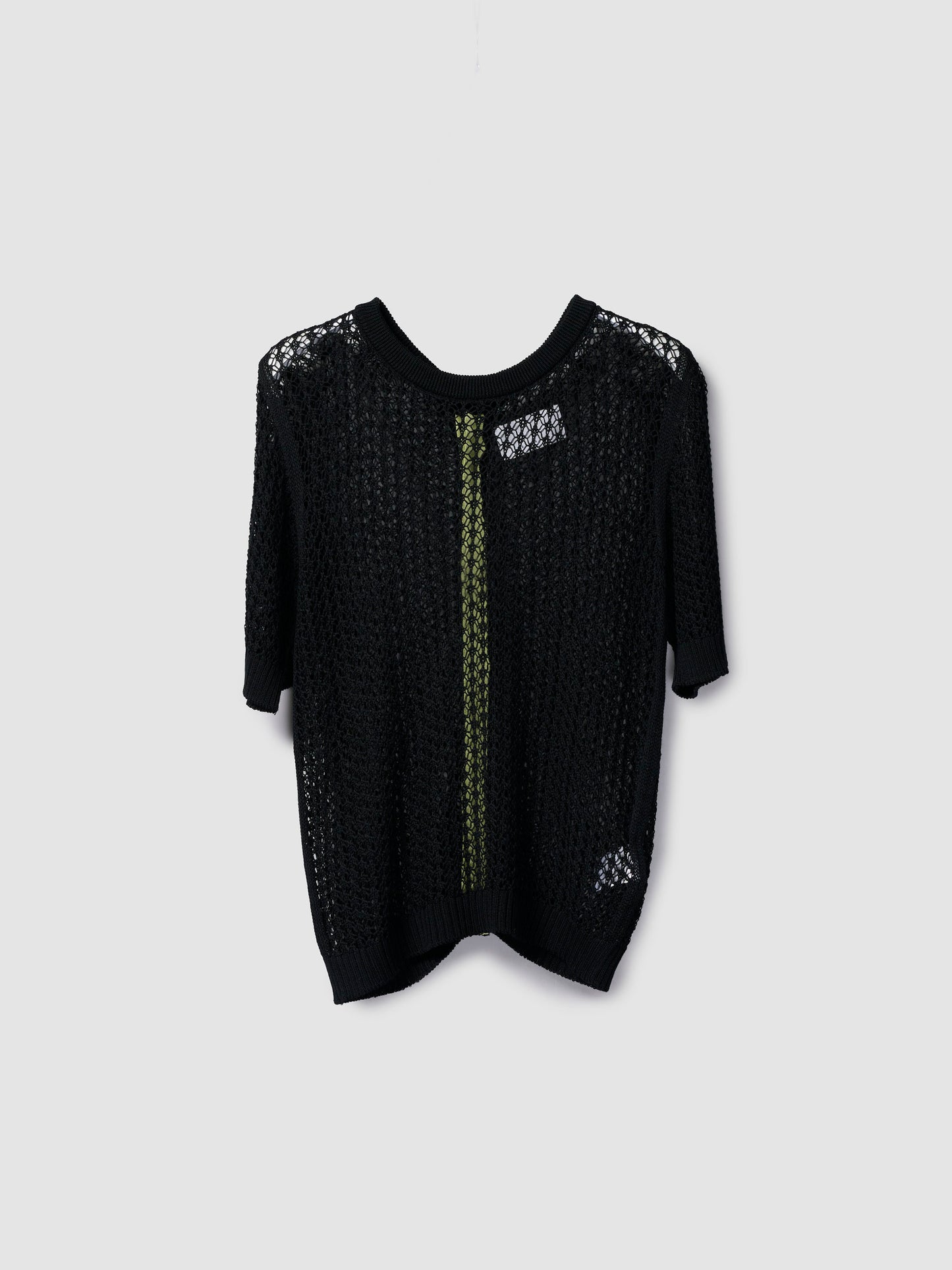 OPEN BACK PULLOVER/ BLACK