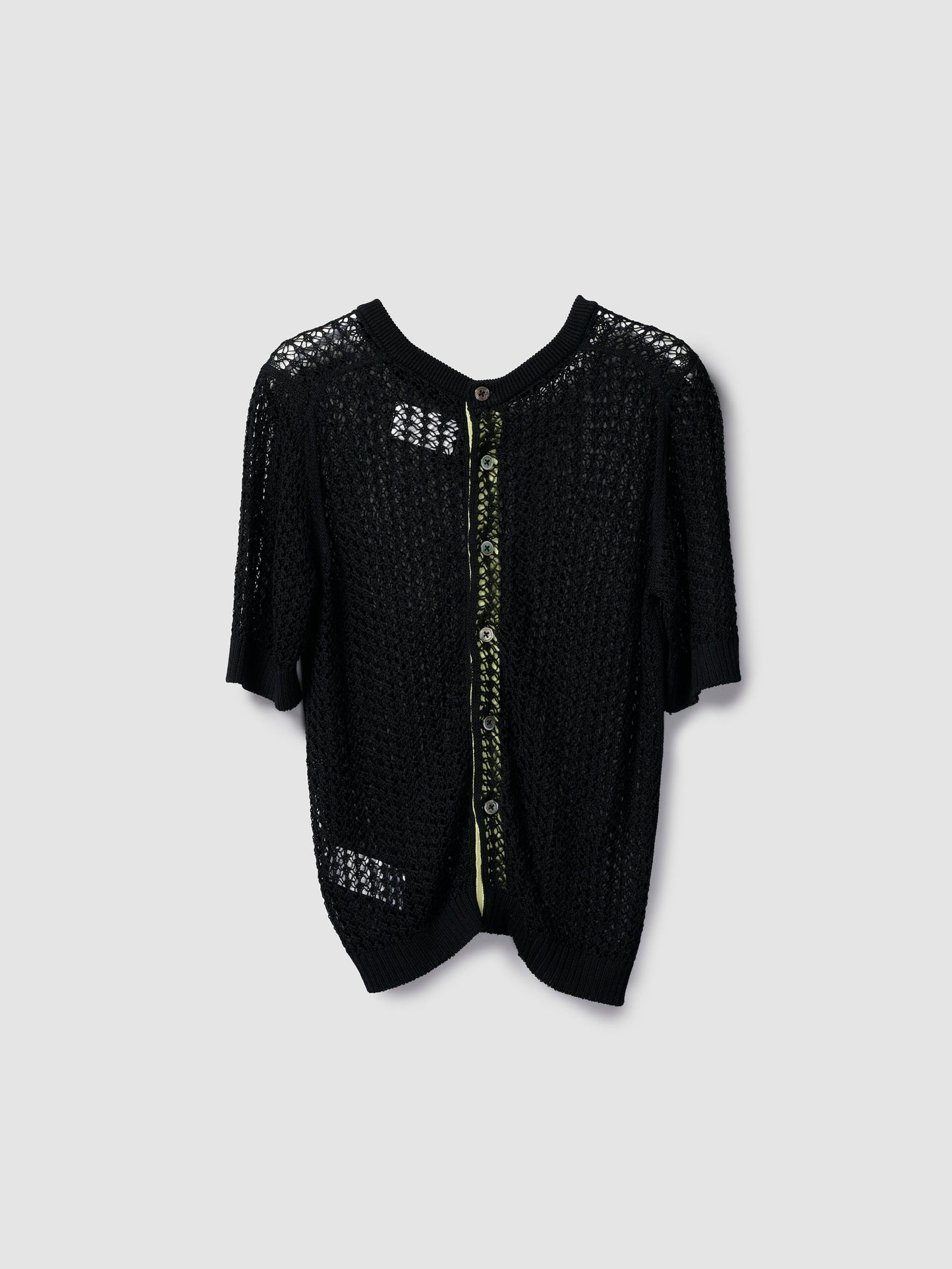OPEN BACK PULLOVER/ BLACK