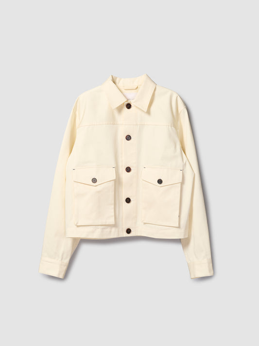UTILITY JACKET/ CREAM CHINO