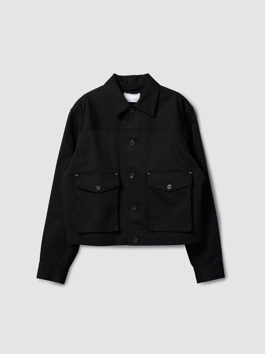 UTILITY JACKET/ BLACK CHINO