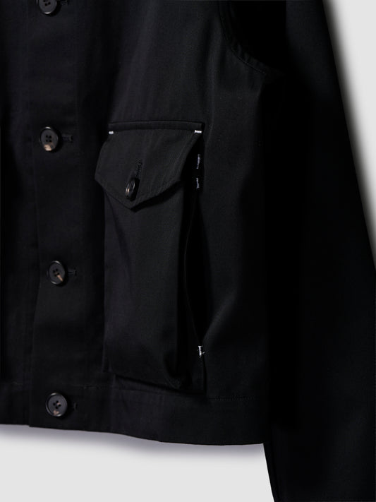 UTILITY JACKET/ BLACK CHINO