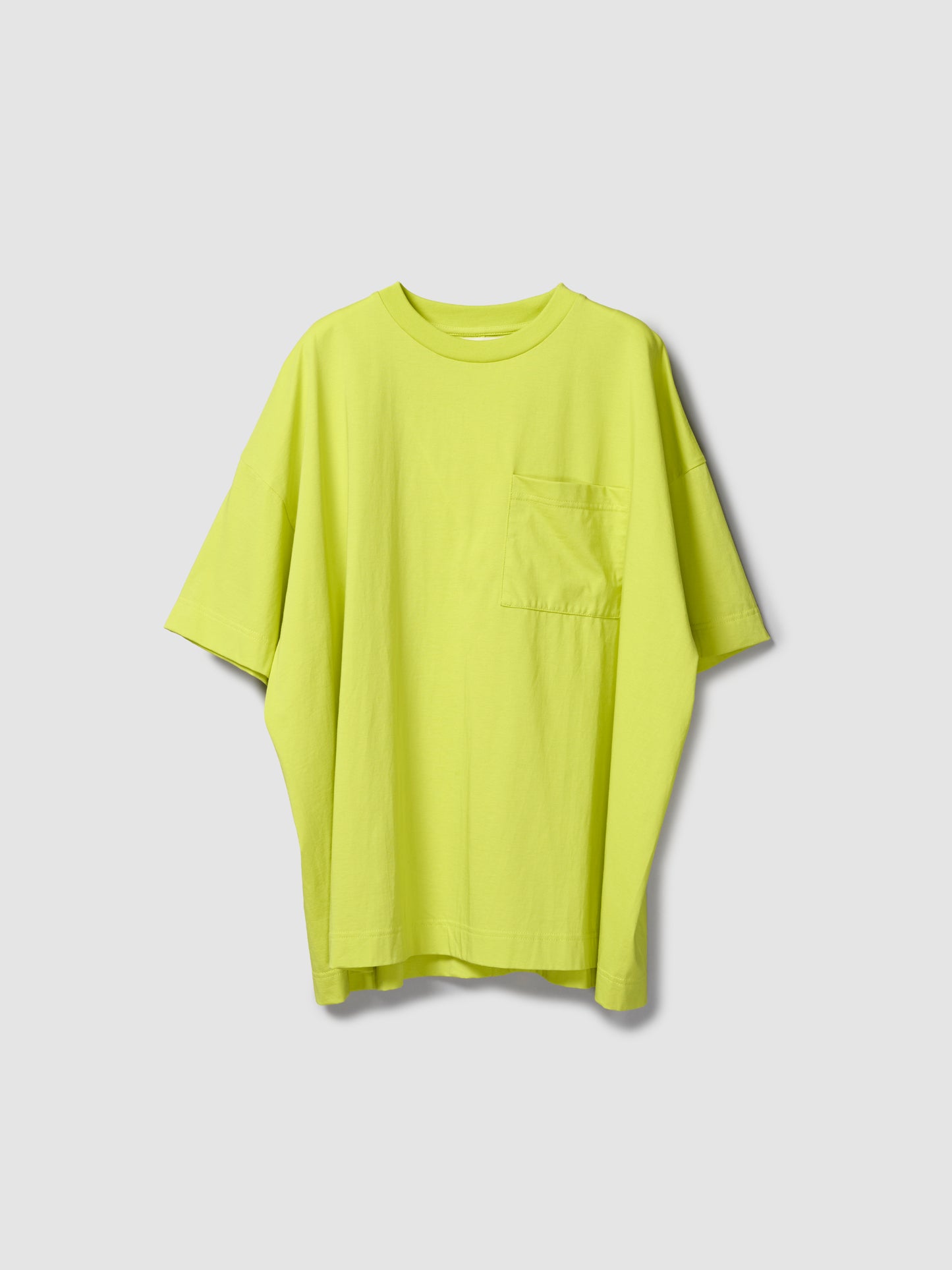 BACK SEAM POCKET TEE/ LIME
