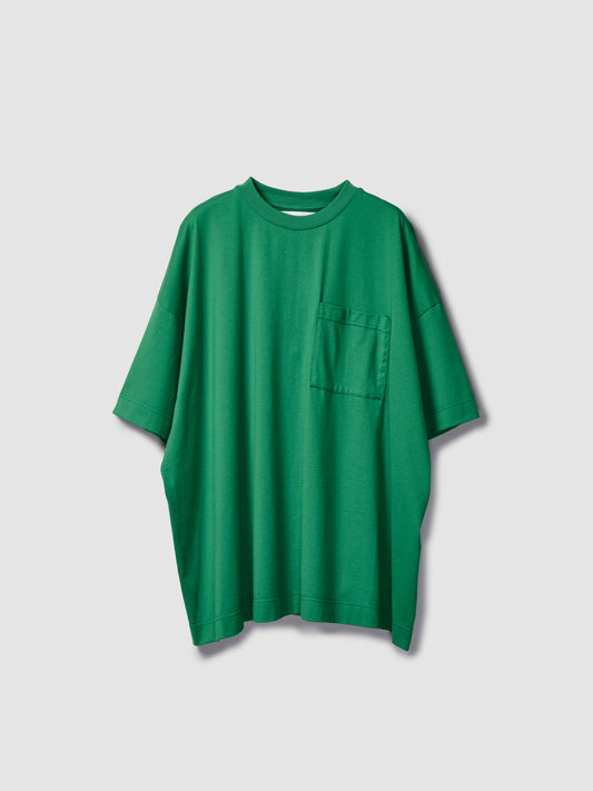 BACK SEAM POCKET TEE/ GREEN