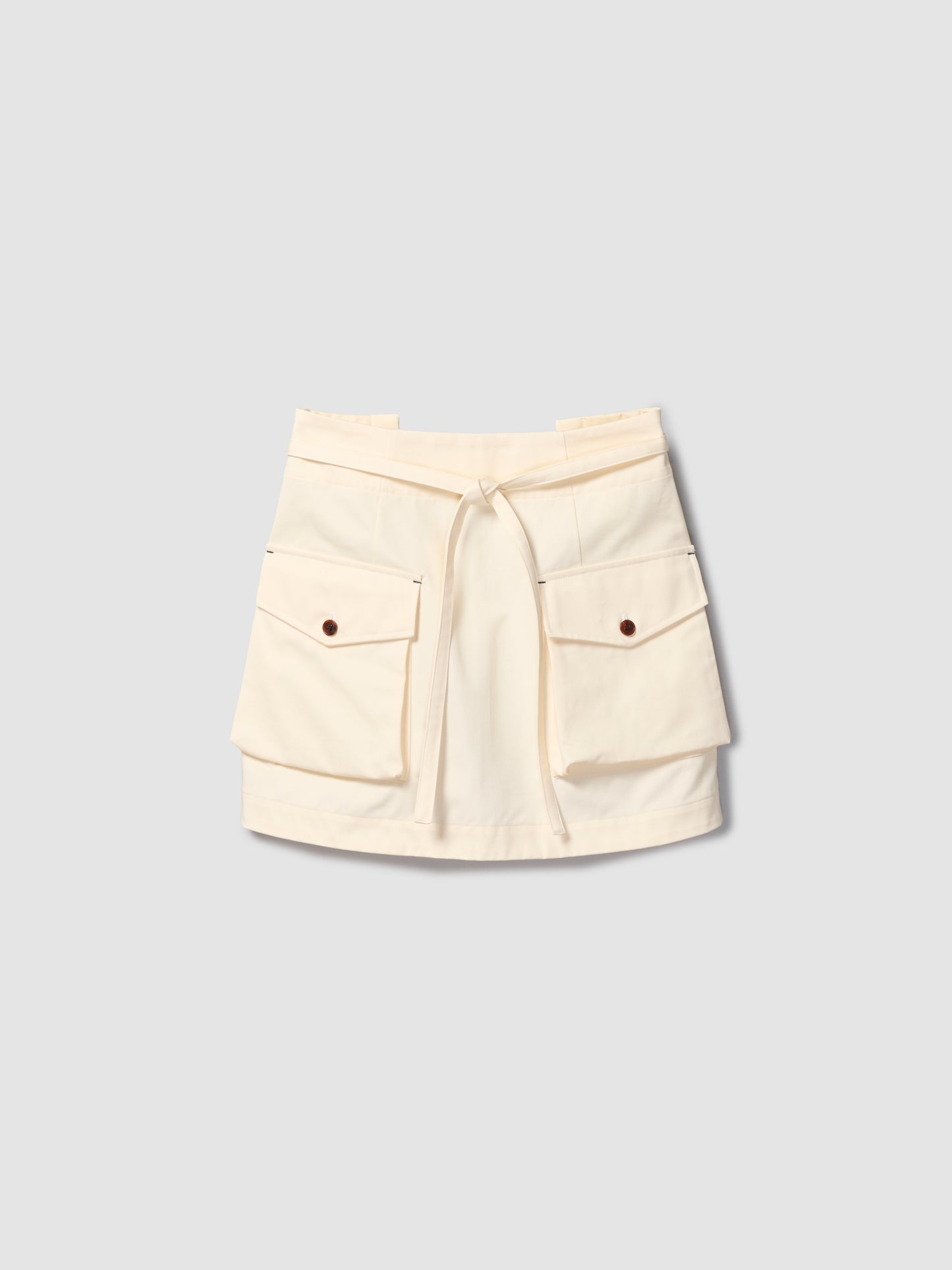 OBI APRON/ CREAM CHINO