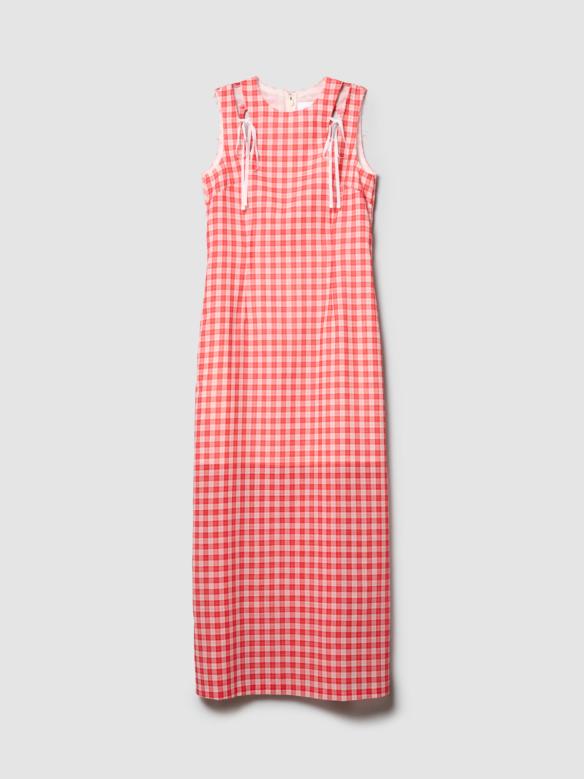 WING DRESS/ RED CHECK