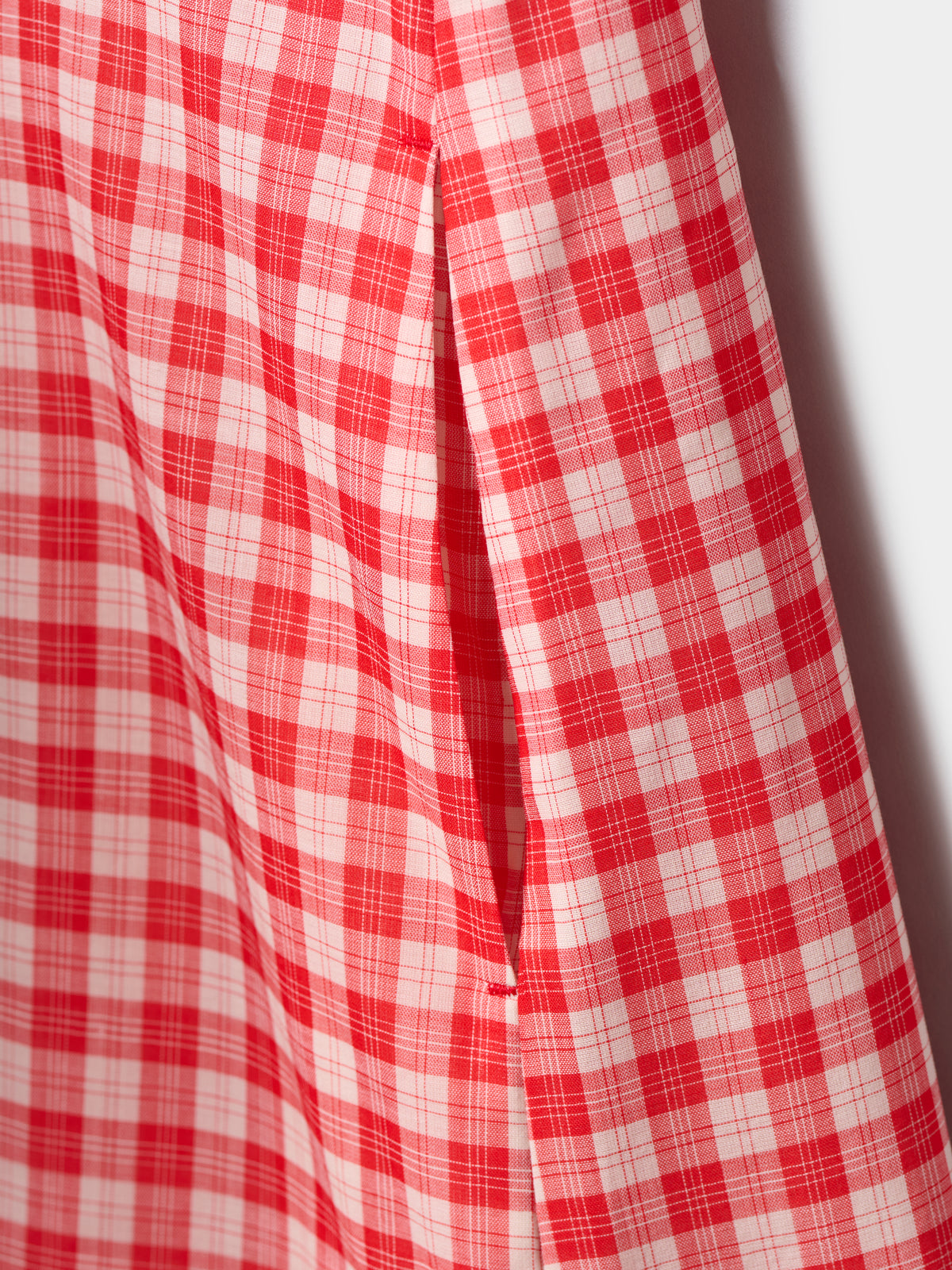 WING DRESS/ RED CHECK