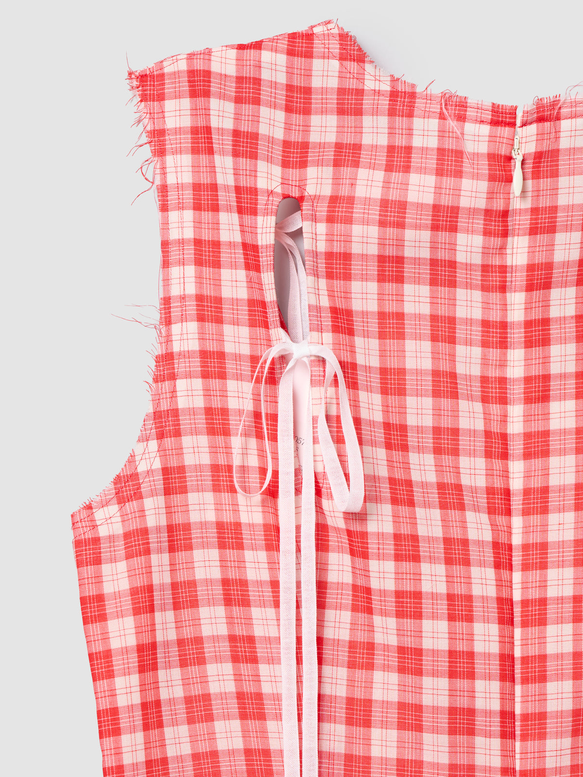 WING DRESS/ RED CHECK