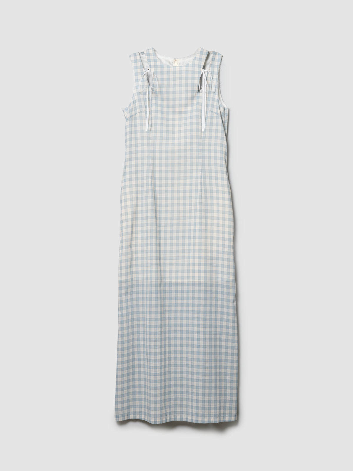 WING DRESS/ BLUE CHECK