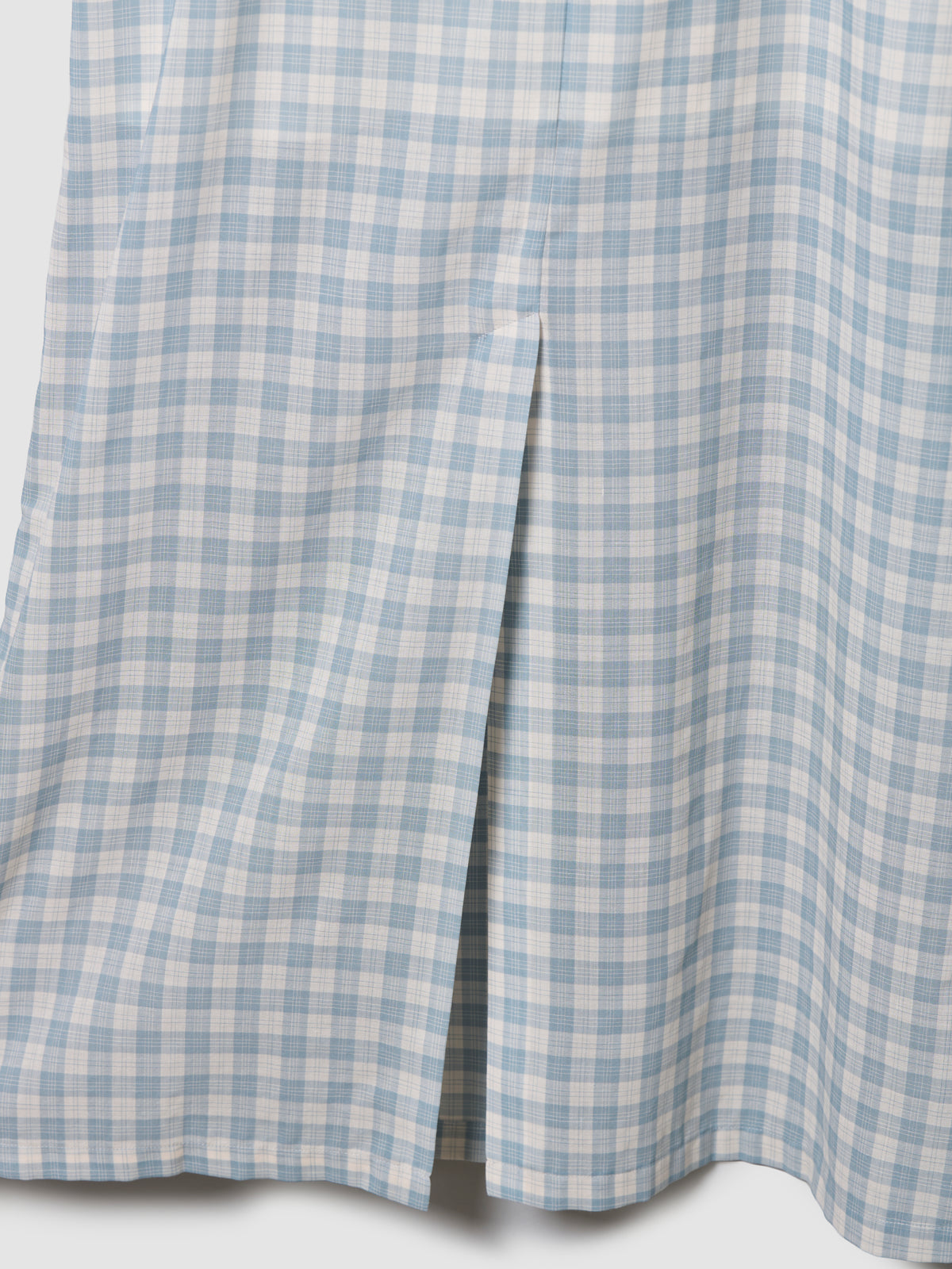 WING DRESS/ BLUE CHECK