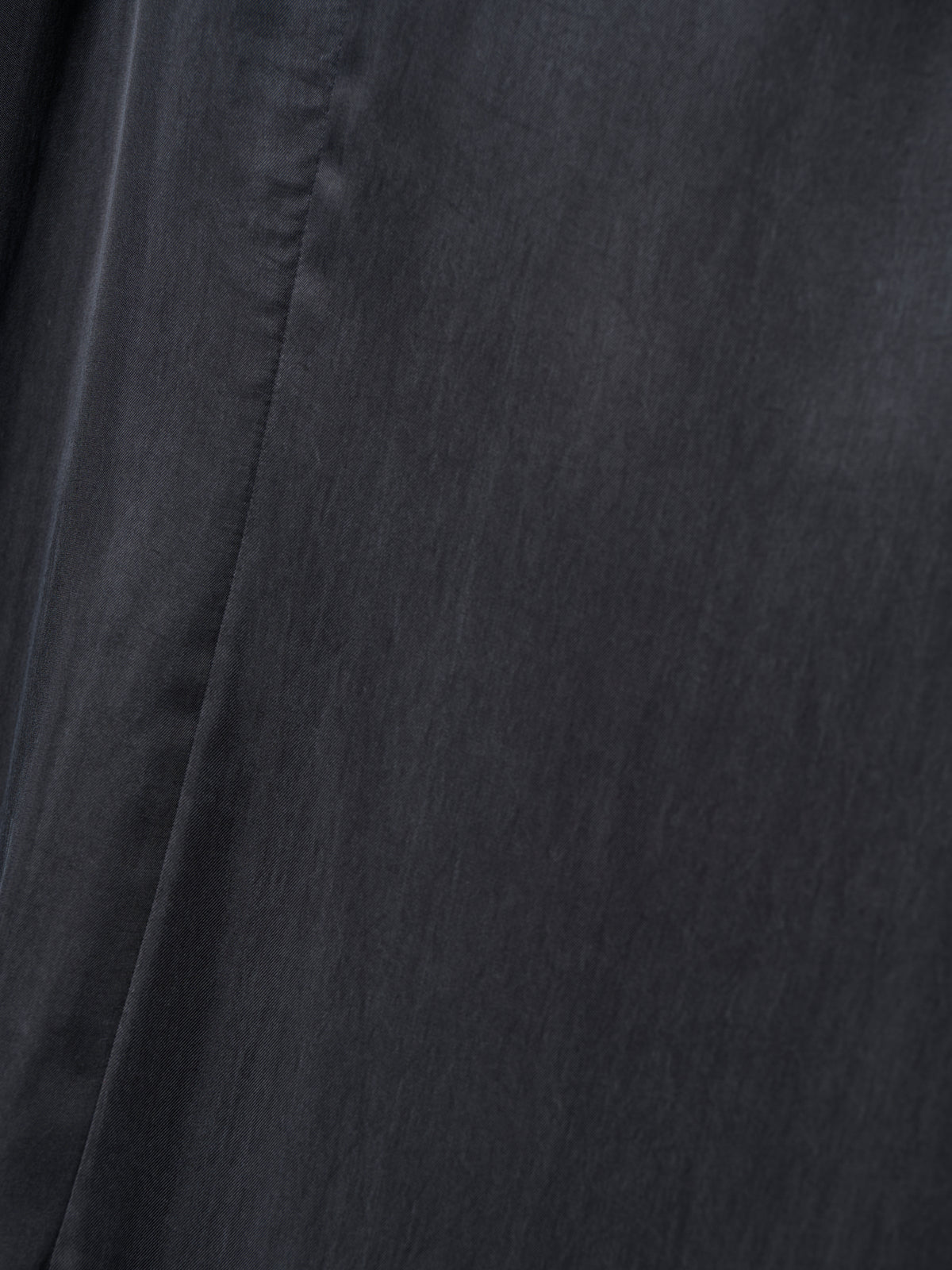 WING DRESS/ BLACK CUPRO TWILL