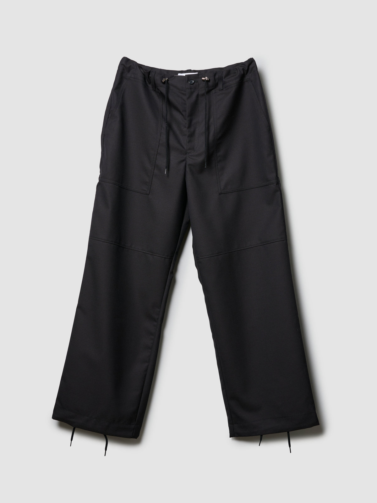 UTILITY PANTS/ NAVY HOUNDSTOOTH