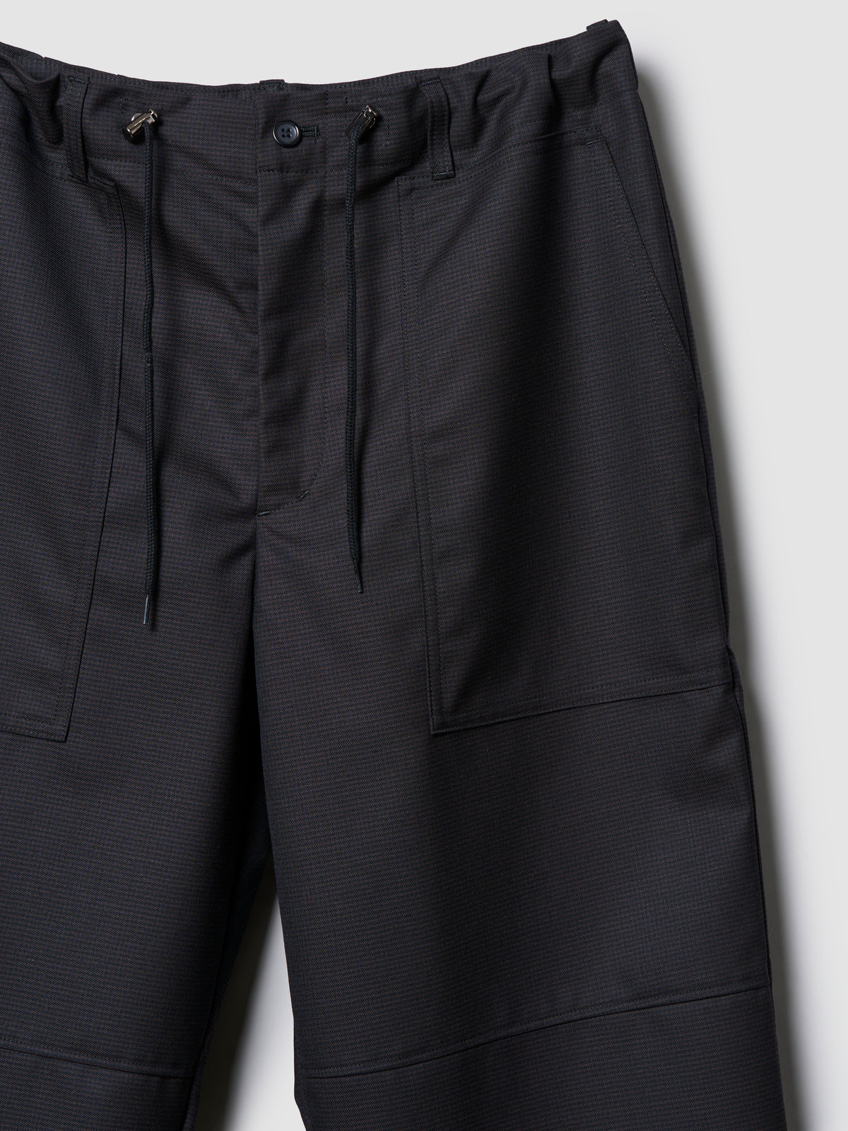 UTILITY PANTS/ NAVY HOUNDSTOOTH