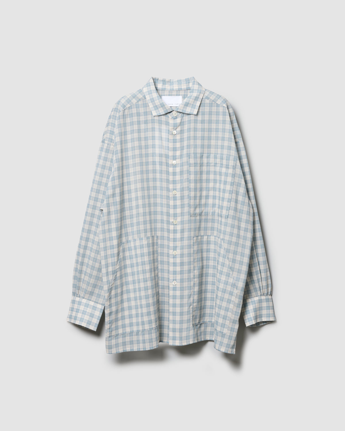 WING SHIRT/ BLUE CHECK