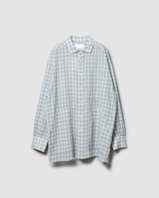 WING SHIRT/ BLUE CHECK