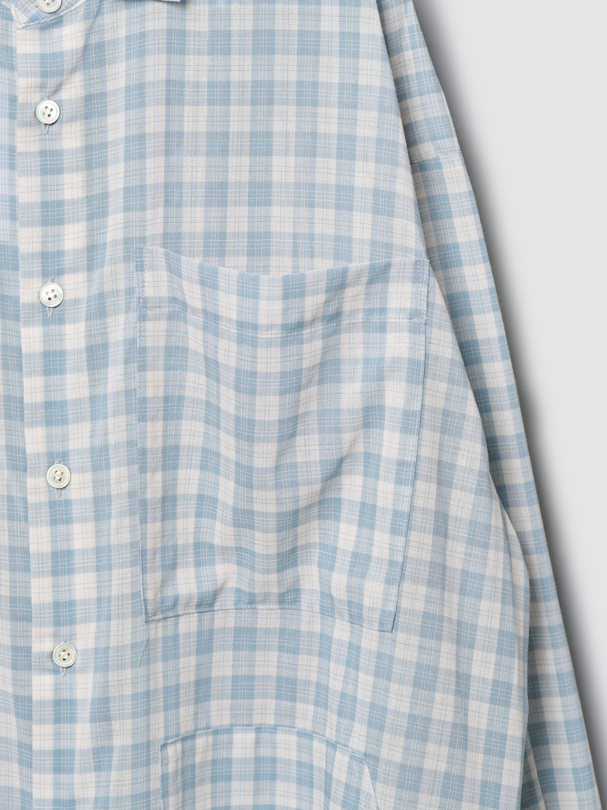 WING SHIRT/ BLUE CHECK