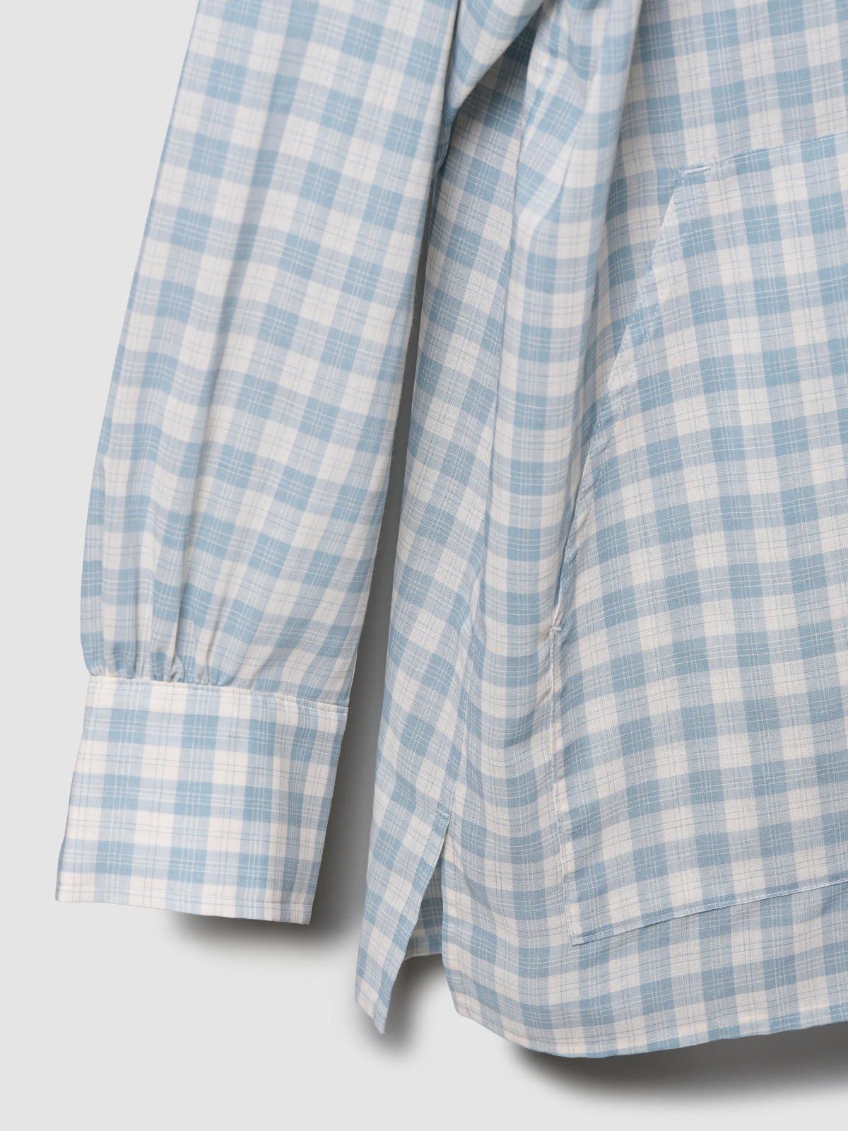 WING SHIRT/ BLUE CHECK