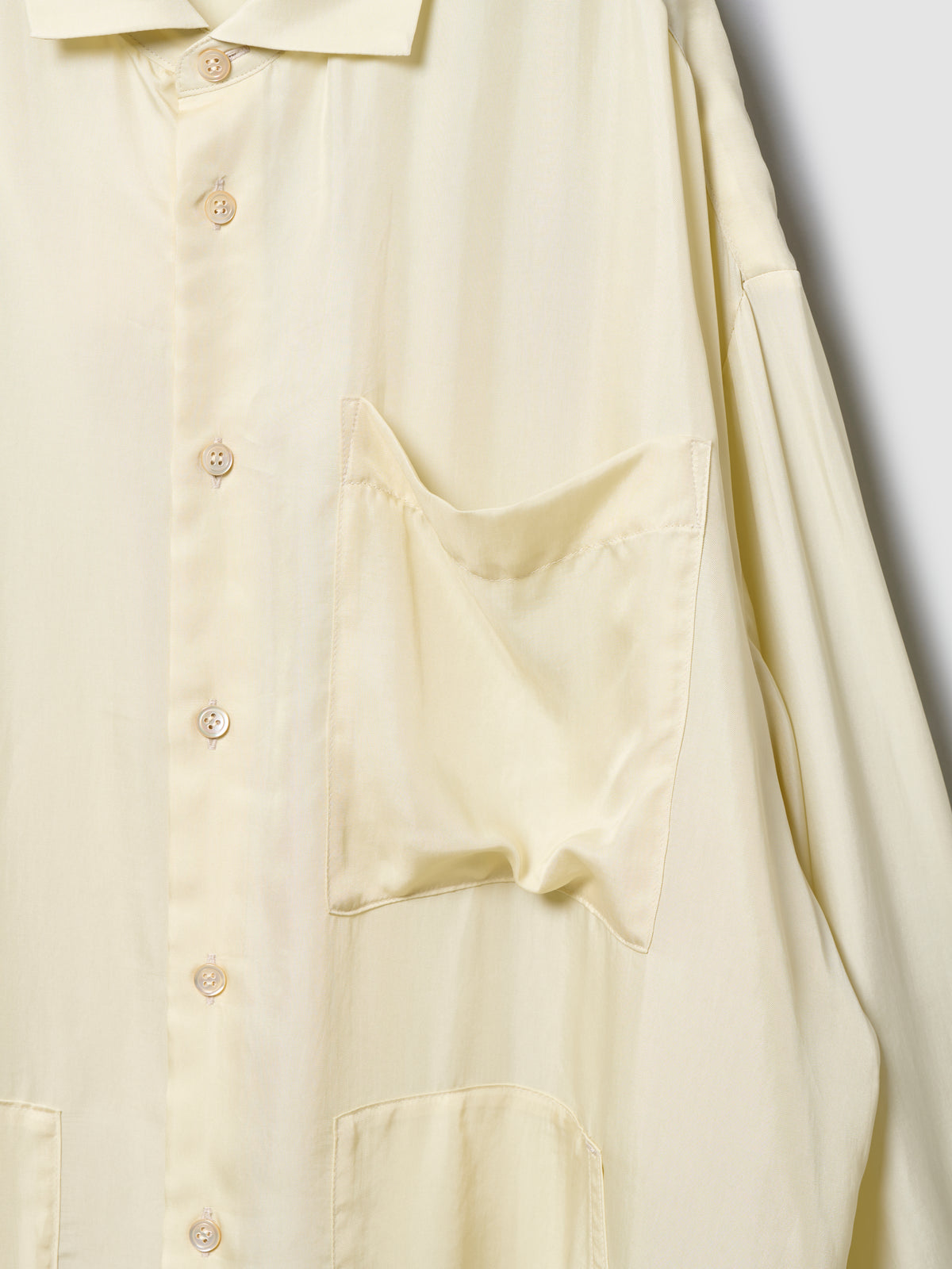 WING SHIRT/ BUTTER CUPRO TWILL