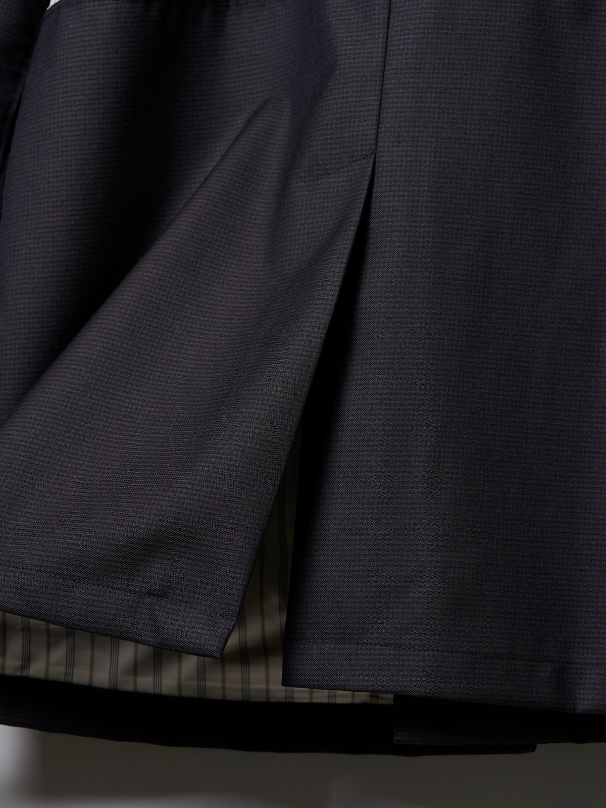 WING JACKET/ NAVY HOUNDSTOOTH