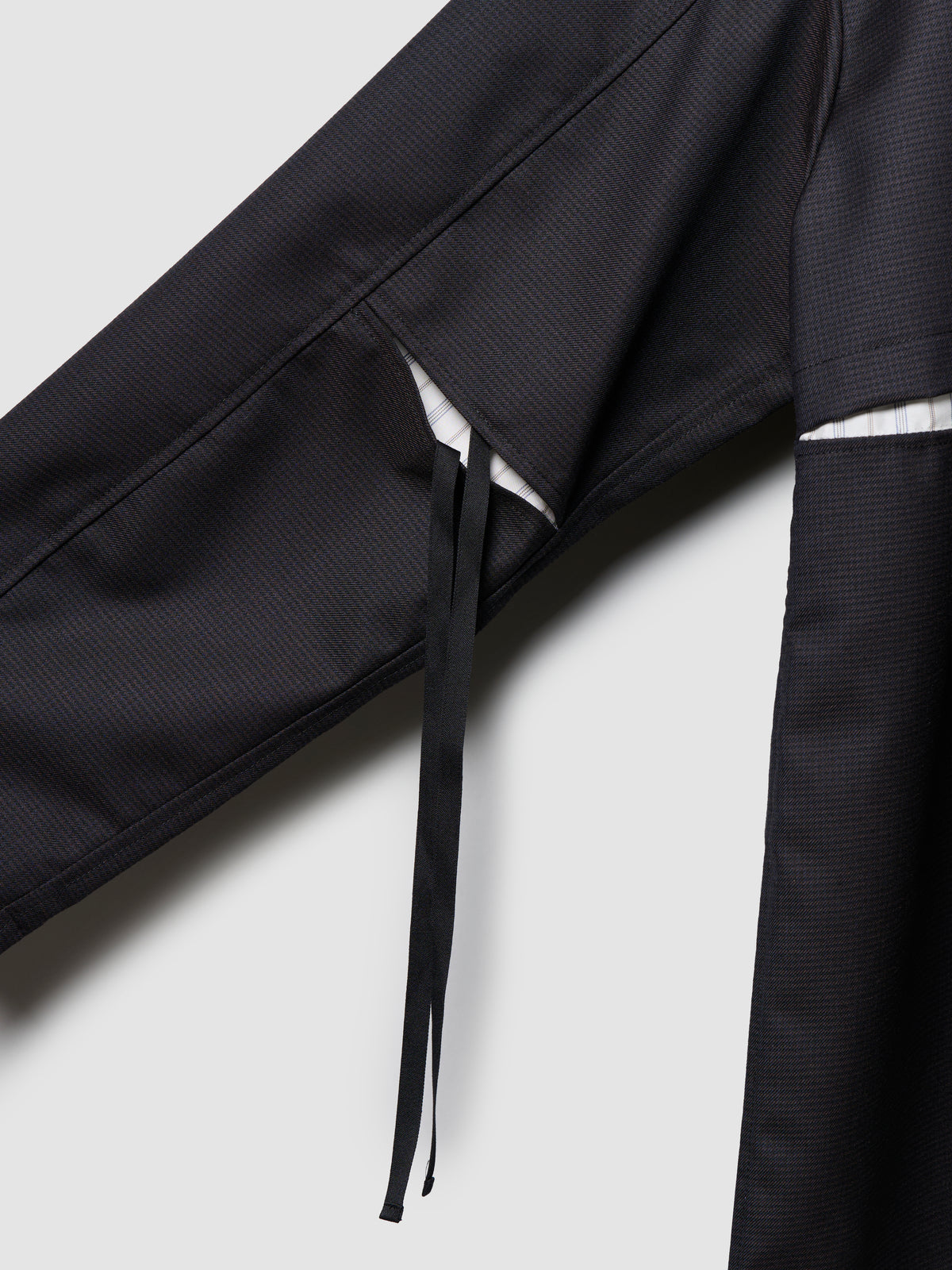 WING JACKET/ NAVY HOUNDSTOOTH