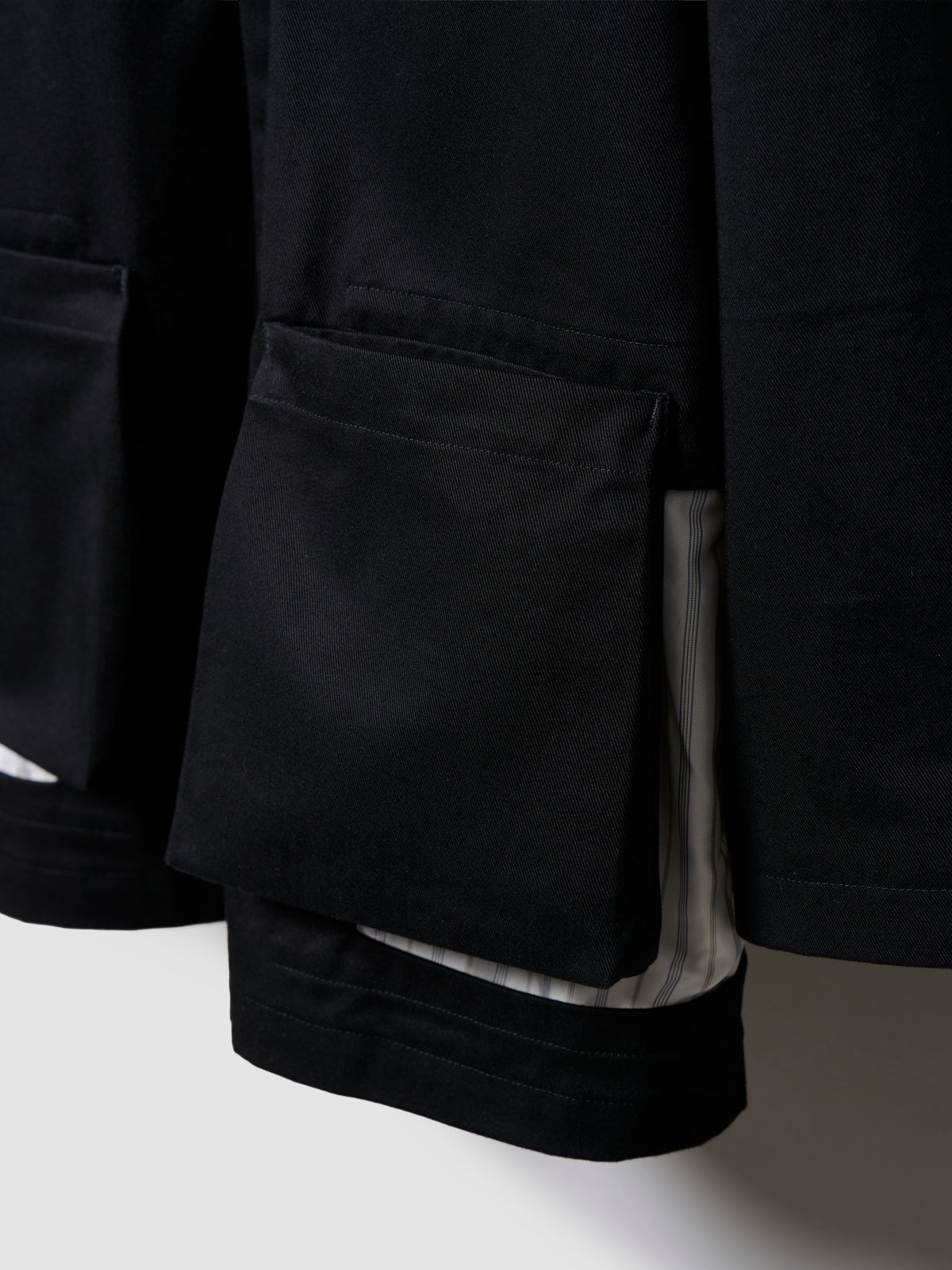 WING JACKET/ BLACK TWILL