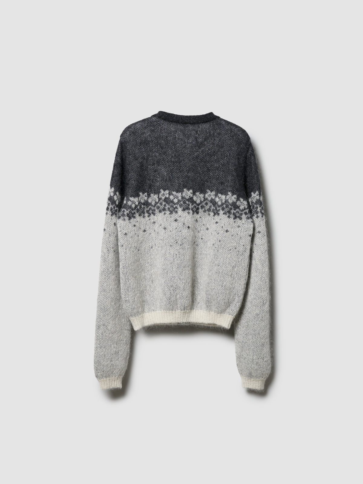 FLOWER FLAKE CARDIGAN/ GREY x GREY