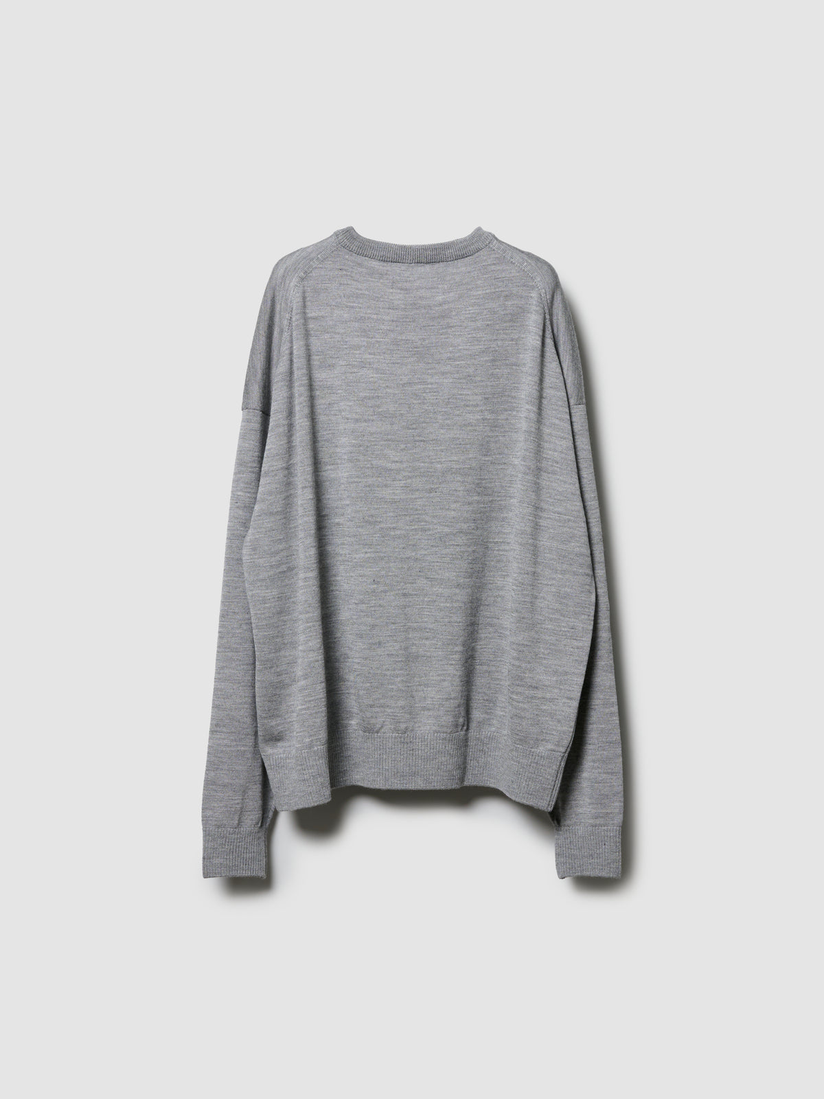 DRIP ARGYLE PULLOVER/ GREY
