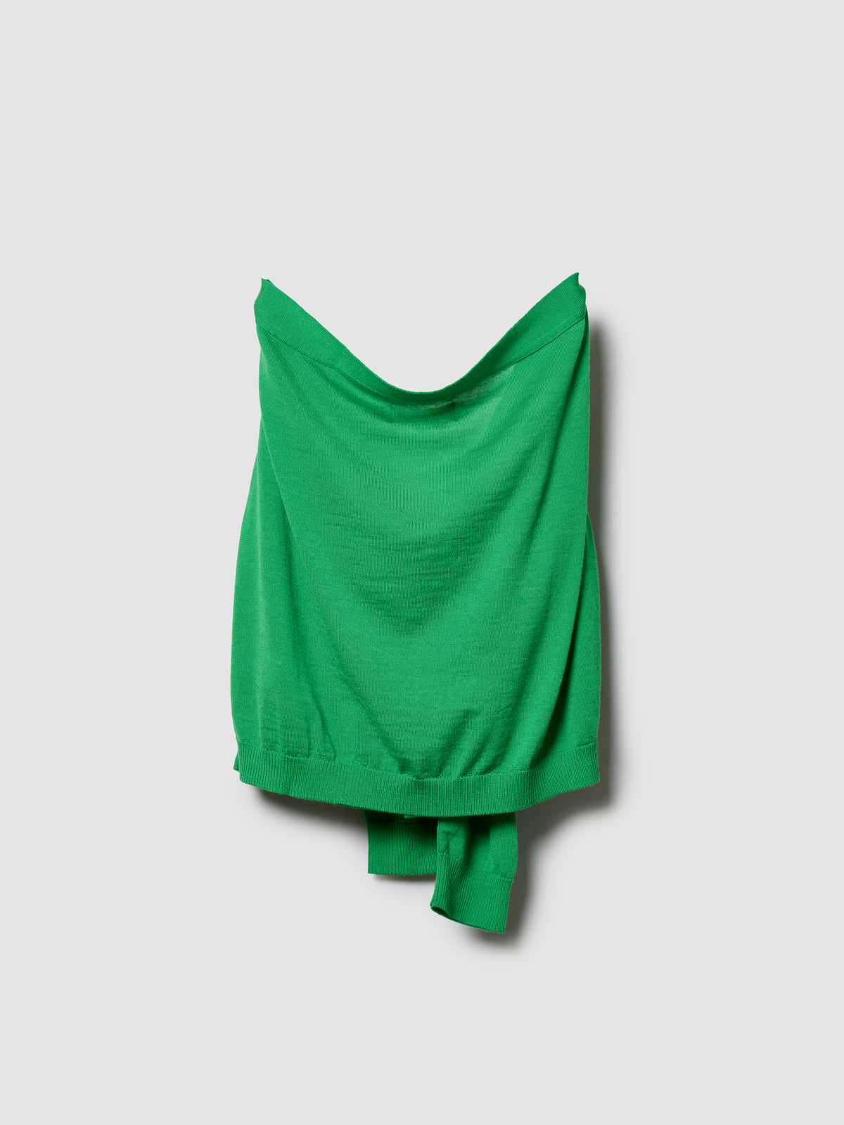 WRAP SWEATER/ GREEN