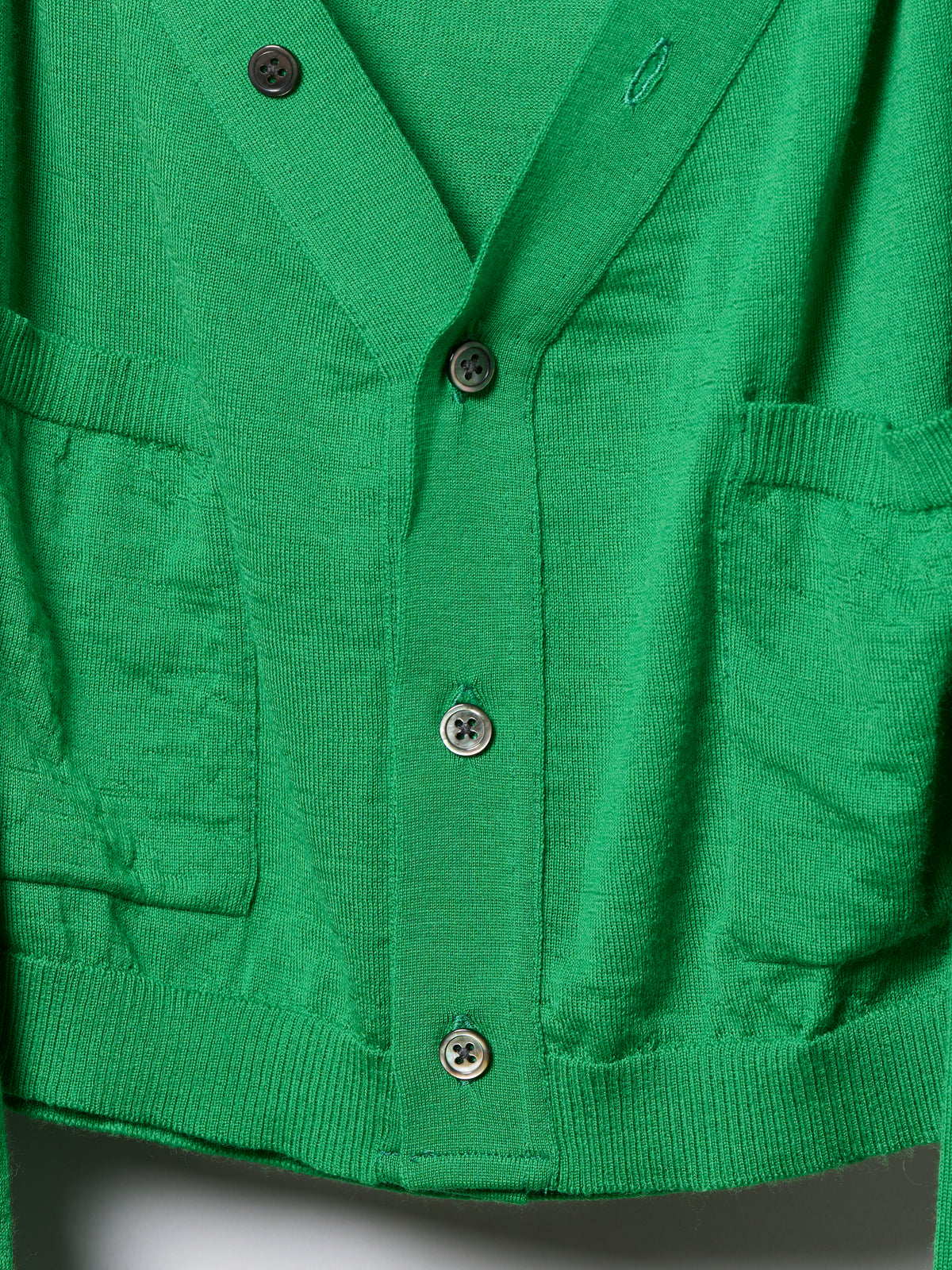 WRAP SWEATER/ GREEN