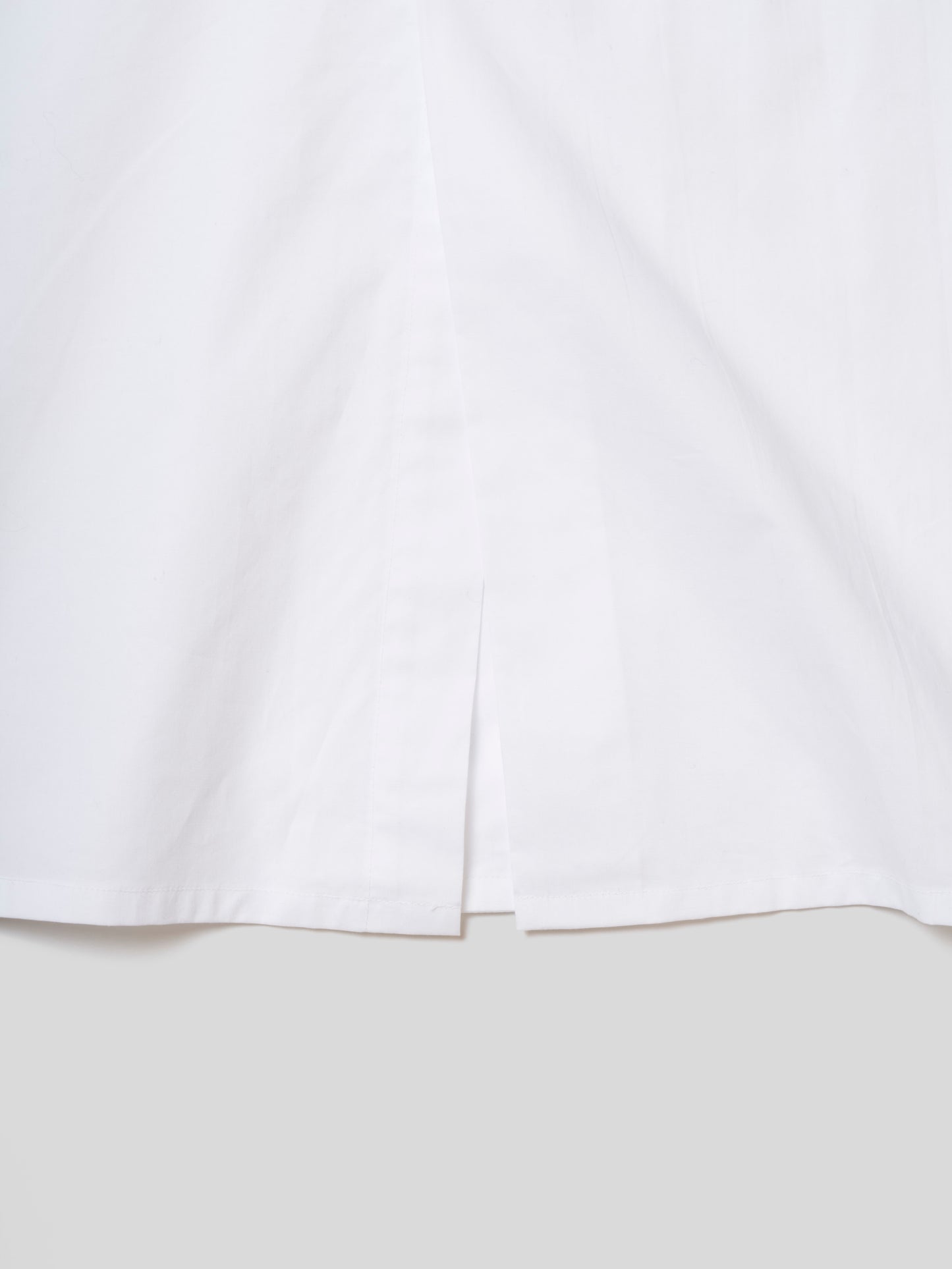 BOWLING SHIRT DRESS/ WHITE