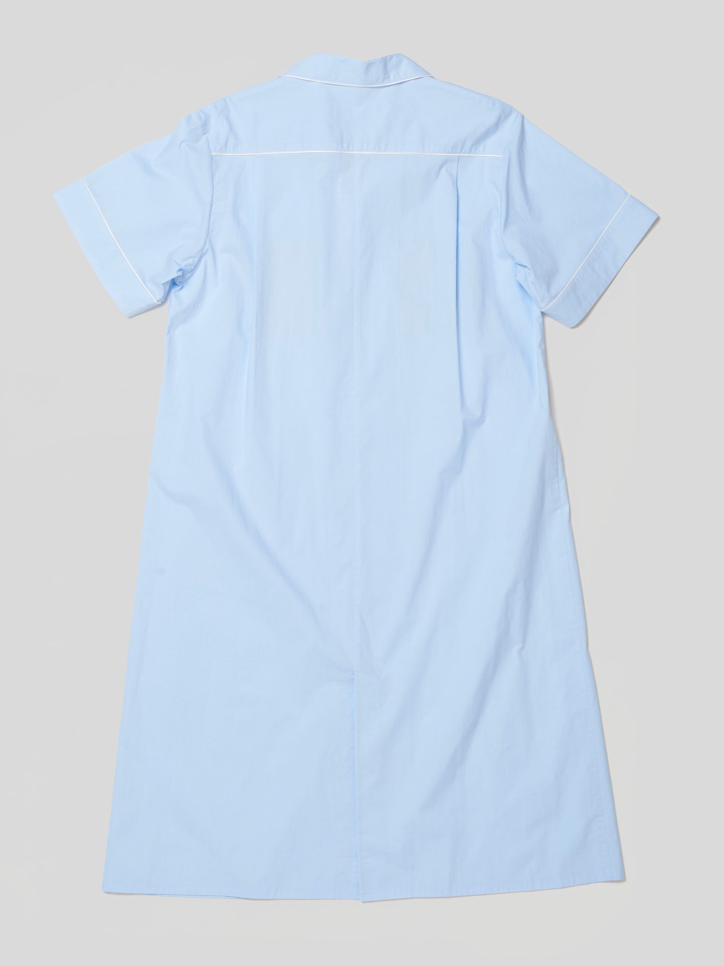 BOWLING SHIRT DRESS/ LT. BLUE