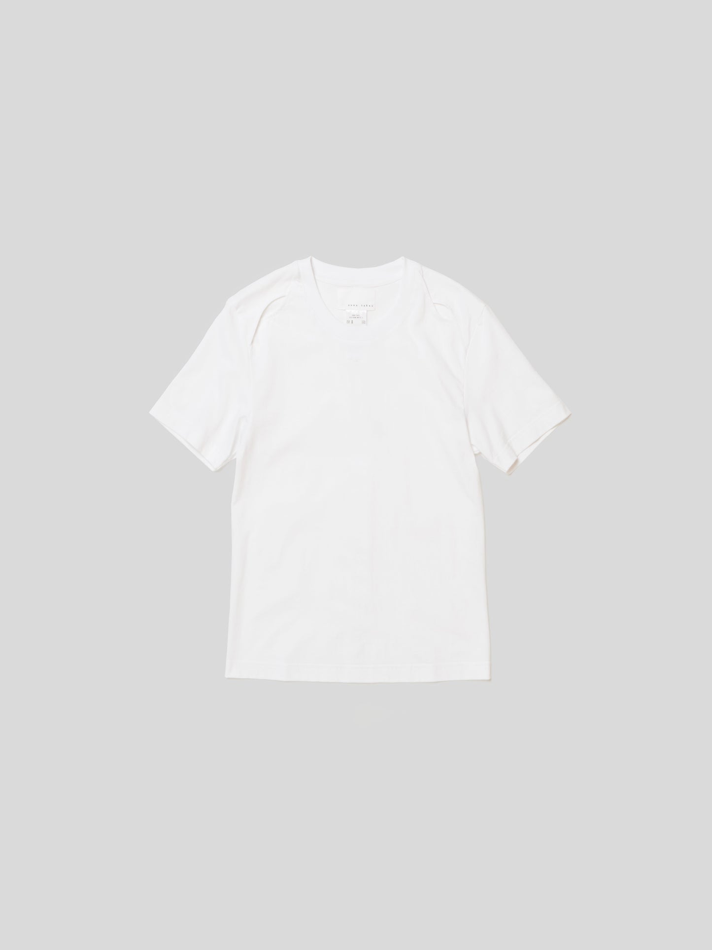 MINI CROSS TEE/ WHITE