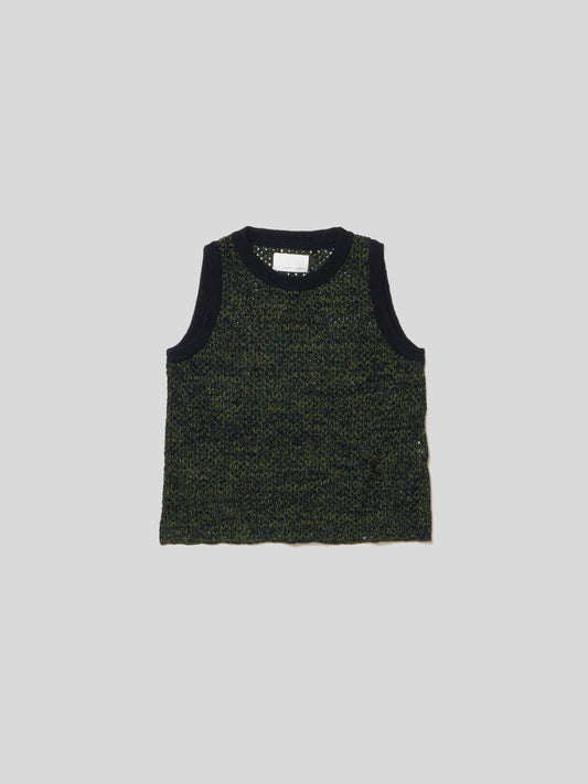 RINGER TANK/ GREEN/BLACK